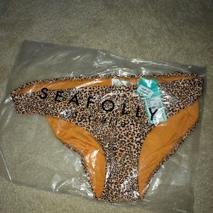 Seafolly swim bottoms in YELLOW/NAVY spirit animal